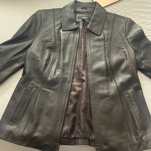 Leather Jacket - lightly worn